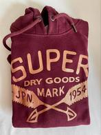 SUPERDRY* fijne hoodie mt XL* aubergine, Superdry, Paars, Maat 42/44 (L), Ophalen of Verzenden