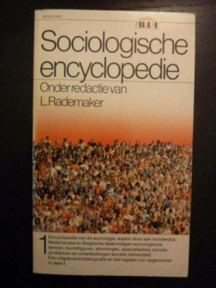 L.Rademaker [red.] - Sociologische encyclopedie 4 delig, Boeken, Encyclopedieën, Zo goed als nieuw, Verzenden