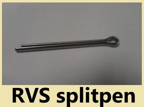 RVS splitpennen in diverse maten. Prijzen vanaf € 0,80 p/st., Watersport en Boten, Accessoires en Onderhoud, Nieuw, Motor en Techniek