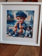 Diamond painting met lijst, Hobby en Vrije tijd, Ophalen of Verzenden, Zo goed als nieuw, Knutselwerk