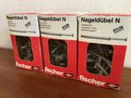 FISCHER spijkerpluggen- N5x30Z- 3x100 stuks nieuw, Ophalen of Verzenden, Nieuw