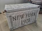 Rietenkist dekenkist New York rotan mand, Huis en Inrichting, Ophalen, Overige materialen, Minder dan 50 cm, Gebruikt