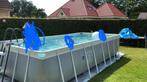 Intex Prism Frame Premium Pool set 4,9m zeer complete set, Tuin en Terras, 400 cm of meer, Rechthoekig, 80 tot 120 cm, Opzetzwembad