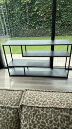 Dressoir zwart staal, Huis en Inrichting, Kasten | Dressoirs, Ophalen, Met plank(en), 100 tot 150 cm, Zo goed als nieuw