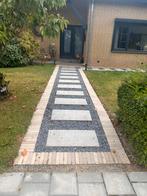 +- 2 m2 beige waaltjes 6 cm dik voor 65 euro (NIEUW), Tuin en Terras, Tegels en Klinkers, Ophalen of Verzenden