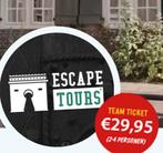 Escape tours, Tickets en Kaartjes, Drie personen of meer, Ticket of Toegangskaart