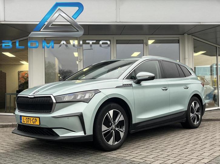 Skoda Enyaq iV 80 KWh 204PK KEYLESS+WARMTEPOMP+EL. TREKHAAK, Auto's, Skoda, Bedrijf, Te koop, Enyaq, ABS, Achteruitrijcamera, Airbags