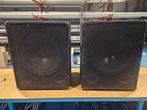 Te koop set Omnitronic subwoofers Bas speakers, Gebruikt, Subwoofer, 120 watt of meer, Ophalen