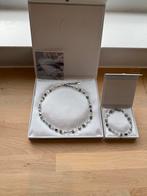 Coeur de Lion Geocube Set - Ketting & Armband Zilver/Wit, Sieraden, Tassen en Uiterlijk, Kettingen, Ophalen of Verzenden, Nieuw