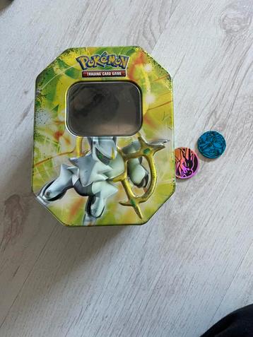 Pokemon opbergblik arceus met 2 munten beschikbaar voor biedingen