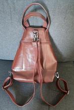 Leren tas rugtas genicci, Ophalen, Zo goed als nieuw, Bruin