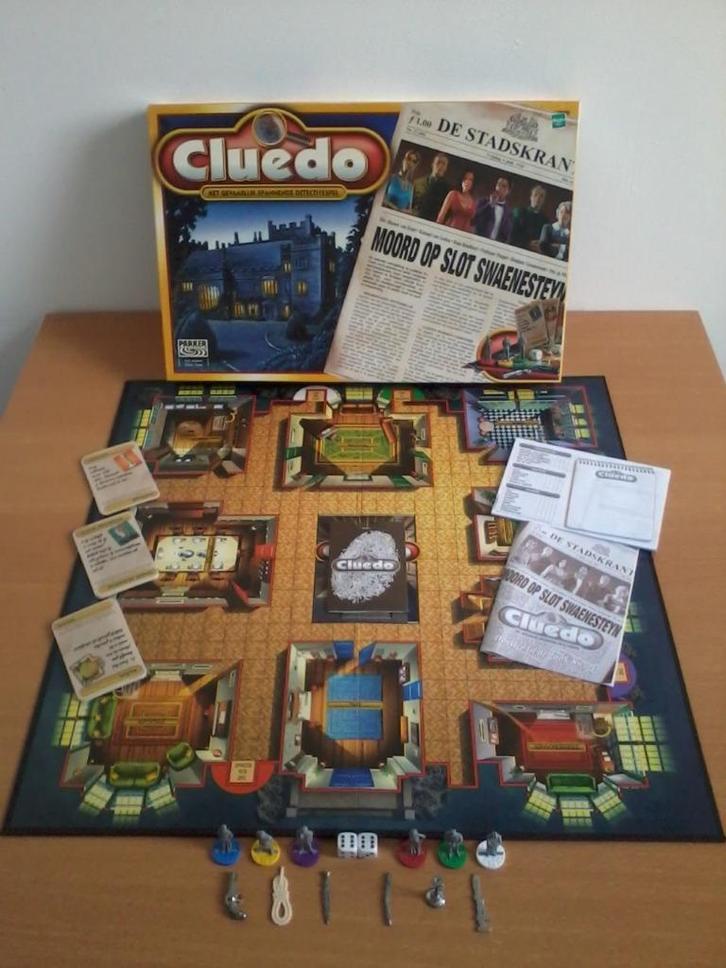 Cluedo (ALS NIEUW) klassieke editie (Parker/Hasbro), Hobby en Vrije tijd, Gezelschapsspellen | Bordspellen, Zo goed als nieuw