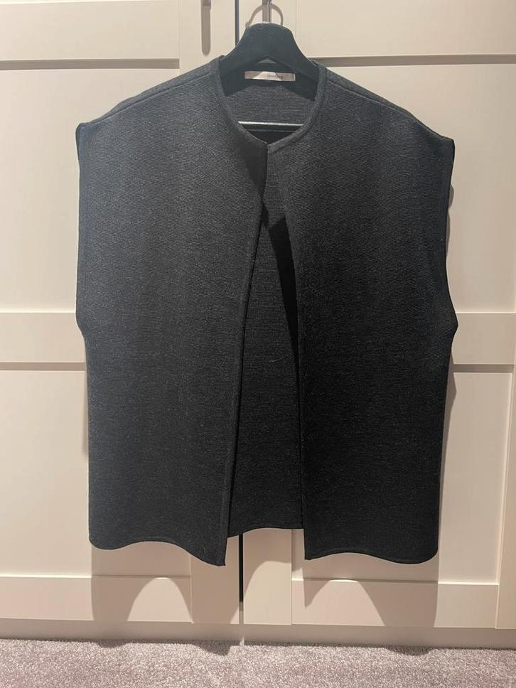 SIBIN LINNEBJERG, M!, Kleding | Dames, Truien en Vesten, Zo goed als nieuw, Maat 38/40 (M), Grijs, Verzenden