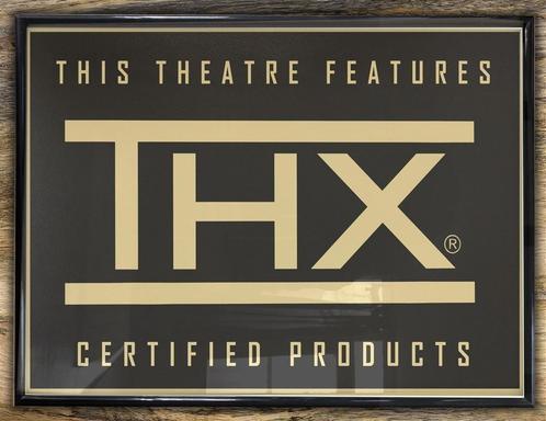 THX Certified Home Cinema Theater Mancave Poster in lijst, Verzamelen, Film en Tv, Nieuw, Poster, Verzenden
