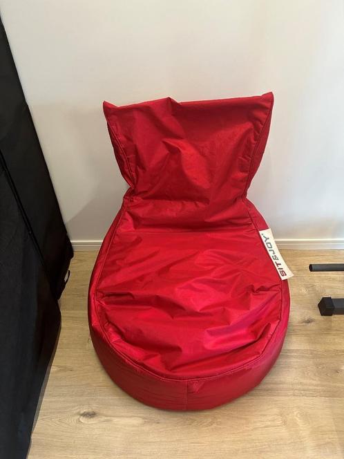 Zitzak merk Sit & Joy rood, Huis en Inrichting, Zitzakken, Zo goed als nieuw, Zitzak, Rood, Ophalen