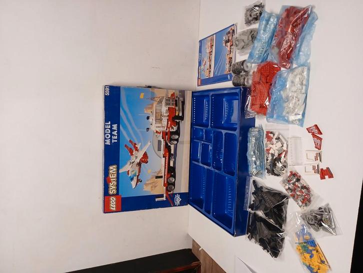 Lego 5591 model team vliegtuigtransport red bird rig, Kinderen en Baby's, Speelgoed | Duplo en Lego, Gebruikt, Ophalen of Verzenden