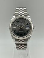Rolex Datejust 41 mm Wimbledon | Fluted | Jubilee | Nieuw, Staal, Polshorloge, Nieuw, Ophalen of Verzenden