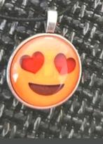 Ketting emoij, Verzenden, Nieuw, Zilver, Met hanger