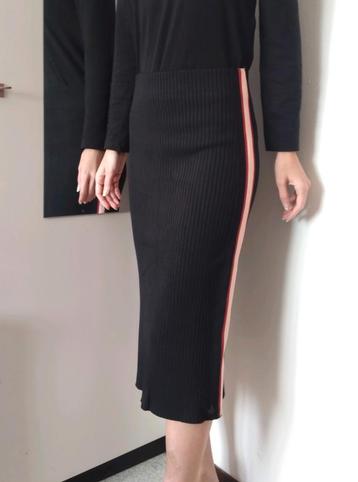 Scotch & Soda Midi Rok - Maat S - Ribstof beschikbaar voor biedingen