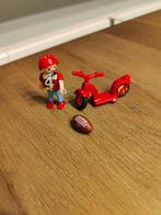 Playmobil 6805 Jongen Met Step en Rugby Bal (M63), Kinderen en Baby's, Speelgoed | Playmobil, Complete set, Ophalen of Verzenden