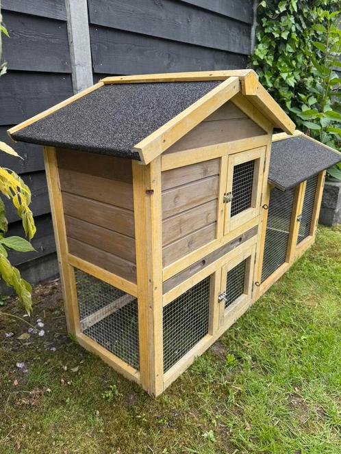 Buitenhok konijn of kippen #vaste prijs#, Dieren en Toebehoren, Knaagdieren en Konijnen | Hokken en Kooien, Nieuw, Hok, 60 tot 90 cm