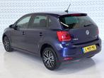 Volkswagen Polo 1.0 5drs ALLSTAR Airco ECC Navigatie (2017), Auto's, Volkswagen, Stof, Gebruikt, Euro 6, Blauw
