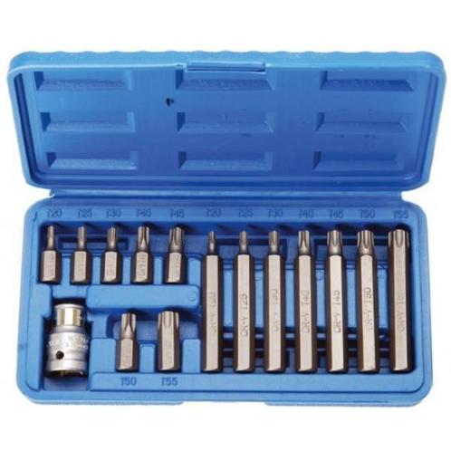 Bit set Torx, 15 delig, Auto diversen, Autogereedschap, Nieuw, Ophalen of Verzenden