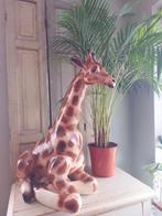 Groot XL Vintage giraffe beeld ,ca 85 cm ,decoratie, Ophalen