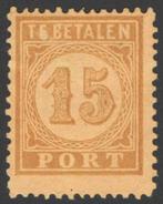Ned-Indie Port 3 ongebruikt 1874, Postzegels en Munten, Postzegels | Nederlands-Indië en Nieuw-Guinea, Ophalen of Verzenden, Nederlands-Indië
