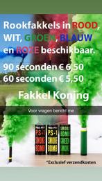 Fakkels Rookfakkels feestje/ genderreveal, Hobby en Vrije tijd, Feestartikelen, Ophalen of Verzenden, Nieuw, Feestartikel, Abraham of Sarah