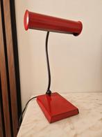 Rode retro tafzlamp, Huis en Inrichting, Lampen | Tafellampen, Ophalen of Verzenden, Zo goed als nieuw