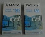 Sony E-180 CDG  2 Stuks VHS Videobanden Video Cassette Seale, Cd's en Dvd's, VHS | Film, Alle leeftijden, Verzenden, Zo goed als nieuw