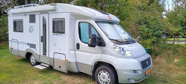 Beurstner solano T615-2007-Frans Bed-3lt 158PK-Trumanboiler, Caravans en Kamperen, Campers, Particulier, tot en met 4, Half-integraal