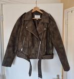 Biker jack, Maat 38/40 (M), Bruin, Vila, Ophalen of Verzenden
