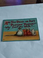 ARE YOU DEAD - OR JUST "PLAYING 'POSSUM?", Ophalen of Verzenden, Voor 1920, Sterren en Beroemdheden