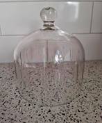Oude brocante glazen stolp, cloche, Ophalen of Verzenden