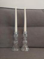 Glazen Kaarsen Kandelaars - Bruiloft Decoratie, Ophalen, Overige materialen, Kandelaar, Minder dan 25 cm