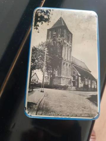 Koekjesblik Dalfsen NH kerk, vecht, kasteel Rechteren,den Be beschikbaar voor biedingen