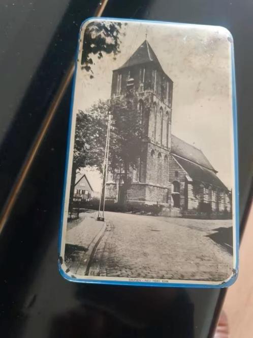 Koekjesblik Dalfsen NH kerk, vecht, kasteel Rechteren,den Be, Verzamelen, Blikken, Gebruikt, Koek(jes), Overige merken, Ophalen