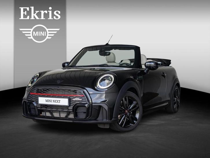 MINI Cabrio Cooper Aut. JCW pakket + Chester leder + Comfort, Auto's, Mini, Bedrijf, Te koop, Cabrio, Achteruitrijcamera, Airconditioning