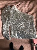 Zilveren Pailletten Top off shoulder one sleeve, Kleding | Dames, Tops, Ophalen of Verzenden, Zo goed als nieuw, Lange mouw, Maat 36 (S)