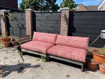Palletbanken met grote kussens – Tuinset | Stevige kwaliteit beschikbaar voor biedingen