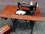 Naumann antieke naaimachine met voetaandrijving., Antiek en Kunst, Antiek | Naaimachines, Ophalen