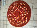 Smyrna vloerkleed rond doorsnee 110 cm, Huis en Inrichting, Ophalen of Verzenden, Rond, 100 tot 150 cm, 100 tot 150 cm