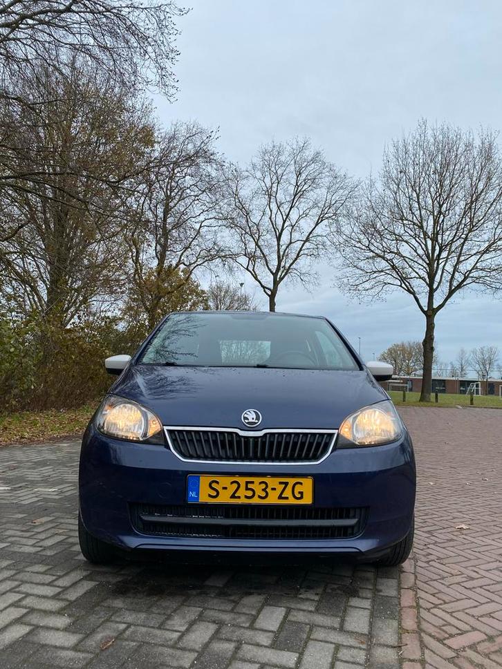 Super leuke blauw/paarse Skoda Citigo uit 2016. up, Auto's, Skoda, Particulier, Citigo, Benzine, Hatchback, Handgeschakeld, Geïmporteerd