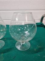 Cognacglas groot twee stuks, Ophalen of Verzenden