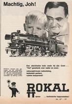 Retro reclame 1964 Rokal TT modeltrein modelspoor speelgoed, Verzenden, Overige typen