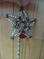 Gablonzer dubbele  ster van glaskralen, glazen kerst-item, Diversen, Kerst, Ophalen of Verzenden, Gebruikt