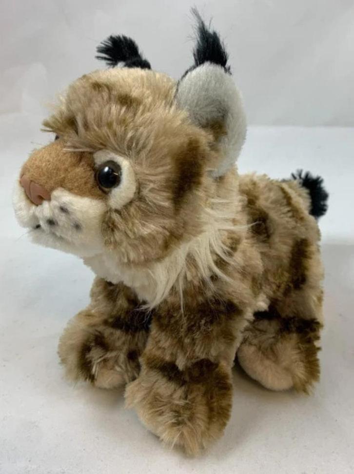 Wild Republic lynx knuffel 20x18cm, Kinderen en Baby's, Speelgoed | Knuffels en Pluche, Zo goed als nieuw, Overige typen, Verzenden