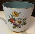 Vintage bloempot Carla van Flora Keramiek Gouda Holland, Gebruikt, Rond, Binnen, Ophalen of Verzenden